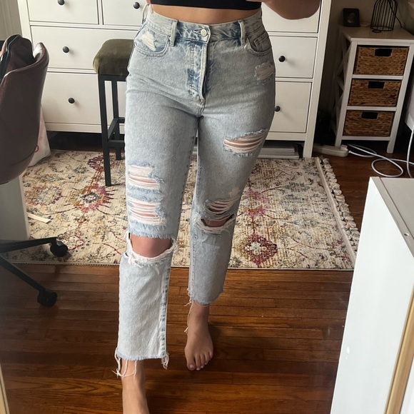 PacSun Denim - PacSun High Rise Straight Leg Jean